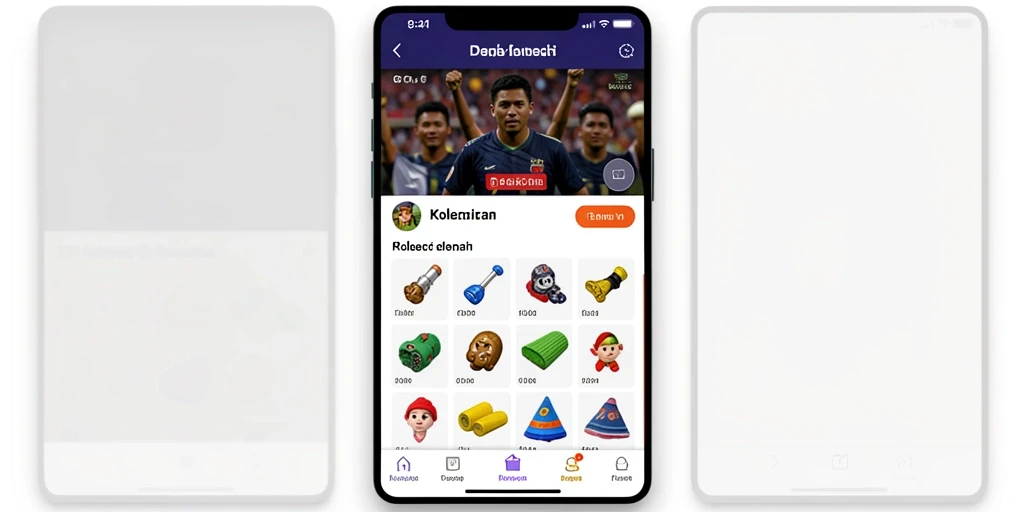 Tampilan fitur bonus yang menggiurkan.