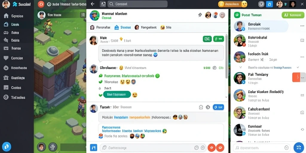 Fitur multiplayer yang memungkinkan bermain bersama teman.